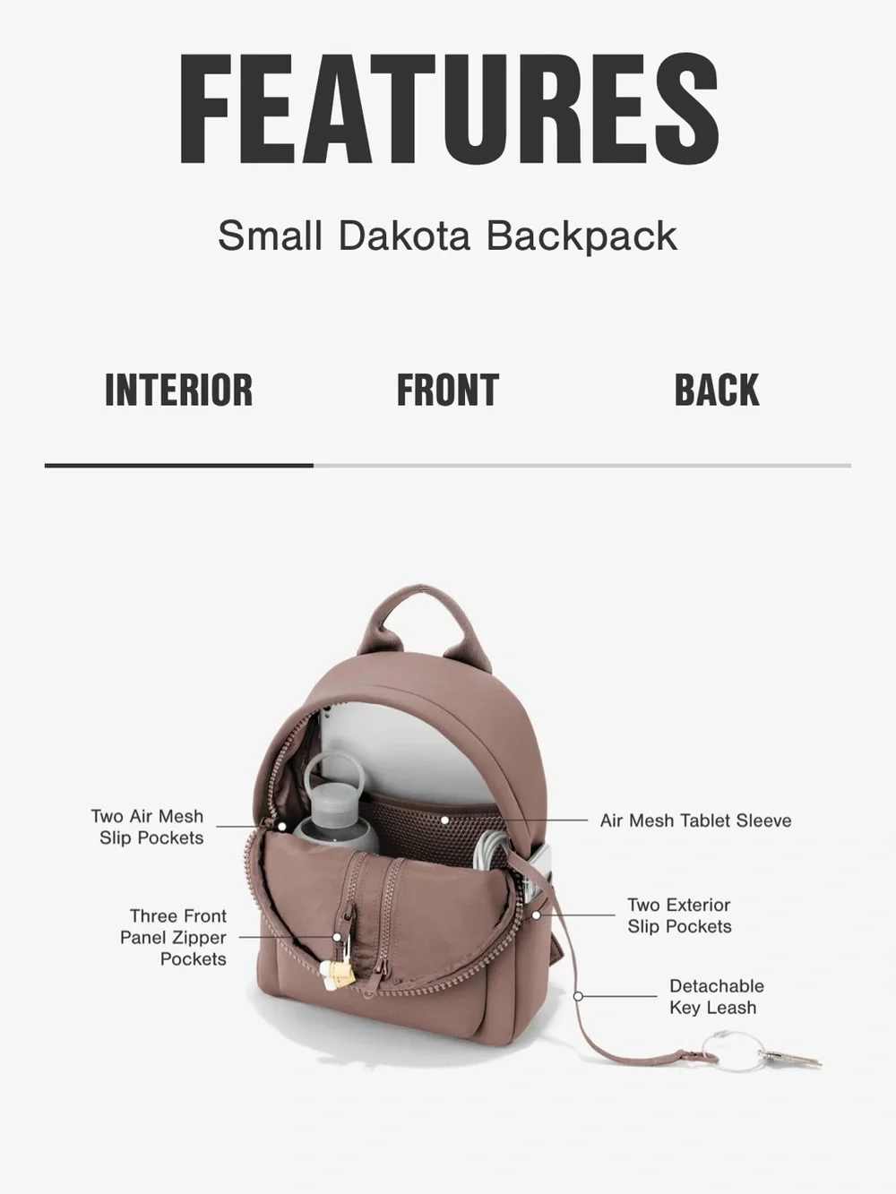 DAGNE DOVER Small Dakota Backpack - Pink Camo